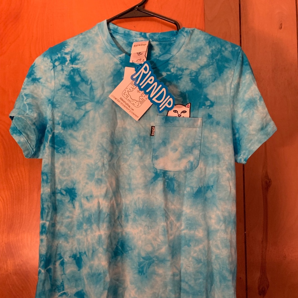 RIPNDIP Blue tie dye T-shirt